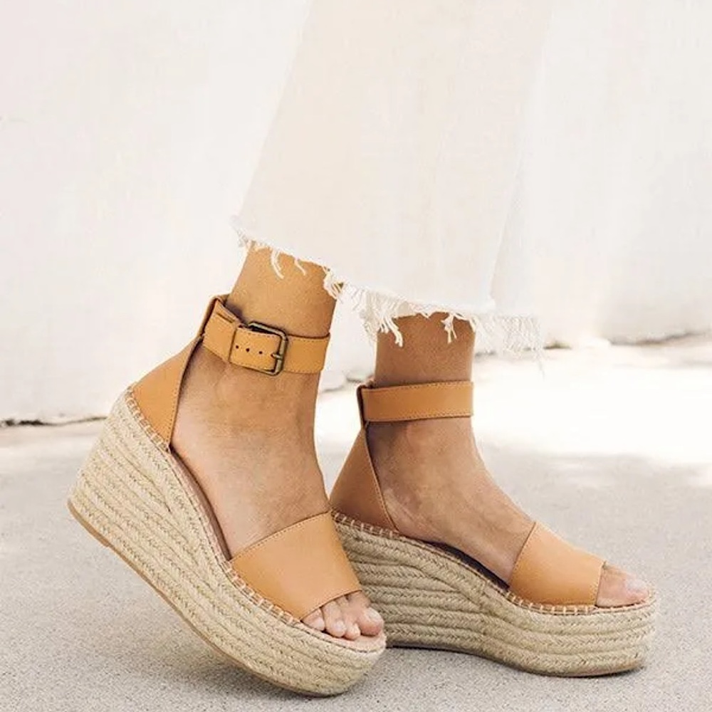 Soludos Montauk Espadrille Wedge Sandal | Size 9.5 - Picture 1 of 16